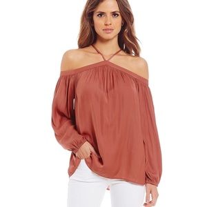 Off the Shoulder Halter Top